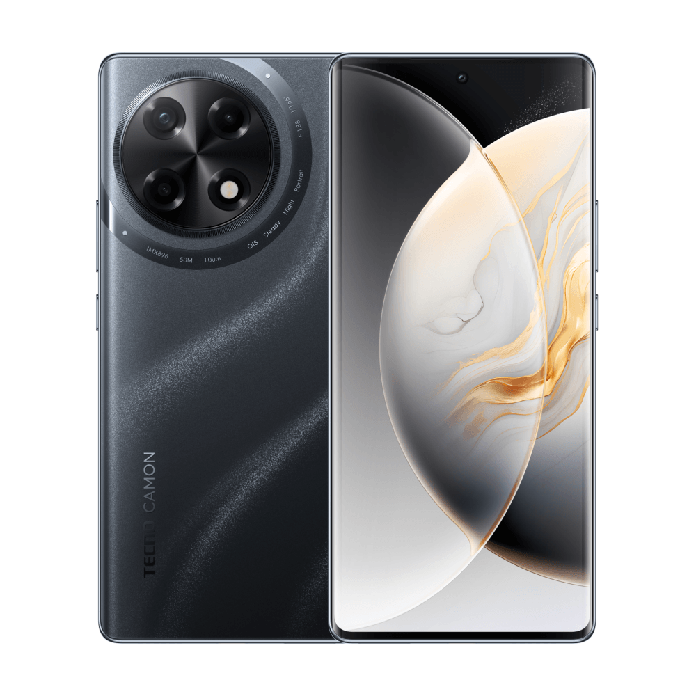 CLA5 CAMON 30S 128+8 Black, 6.78" Asahi Glass, 20:9, 2436 x 1080 Mpix, 2.2GHz x2 + 2.0GHz x6 , 8 Core, 8GB RAM, 128B, up to 1TB flash, 30Мп+AI+2Мп/30Мп, 2Sim, LTE, 4G, BT v5.3, WiFi, GPS/AGPS, Type-C, 5000mAh, Android 14, 181,5g, 164,64 ммx74,64 ммx7,75 м